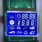 Custom HTN Blue Segment LCD Display For Kitchen